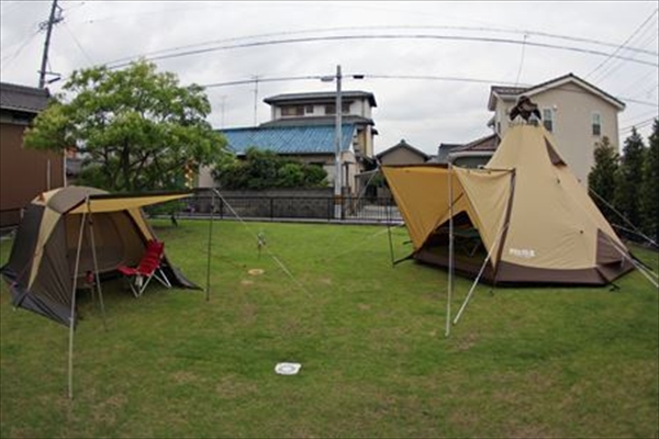 我が家の小川キャンパル まずは庭から始めました