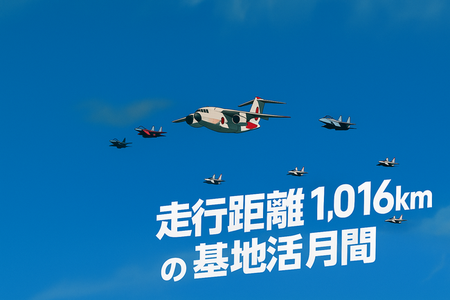 岐阜基地航空祭予行　編隊飛行　アニメ調