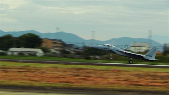 F-15着陸 小牧基地
