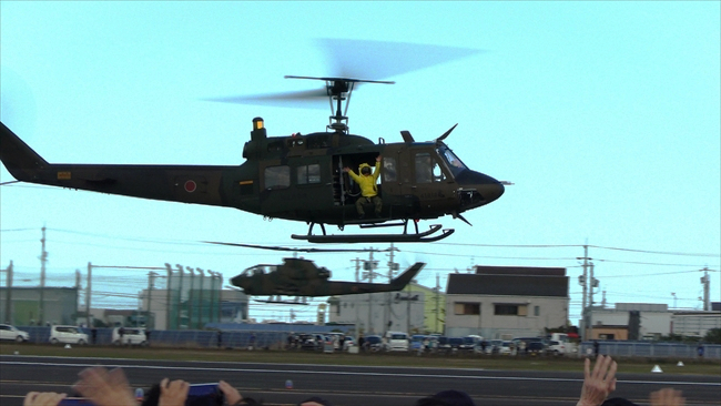 明野駐屯地記念行事　ローアプローチ展示