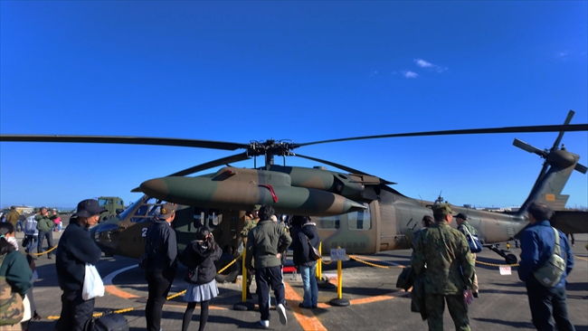 明野駐屯地記念行事　UH-60JA