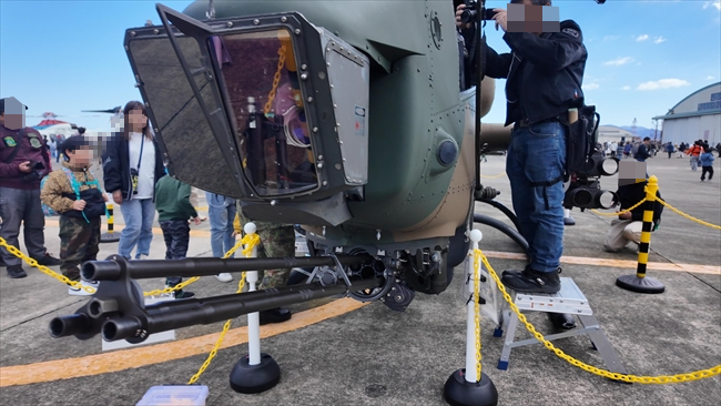 明野駐屯地記念行事　AH-1S　ガトリング