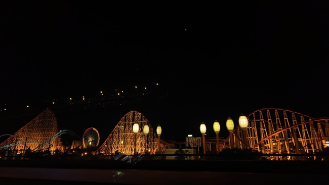 夜のナガシマスパーランド