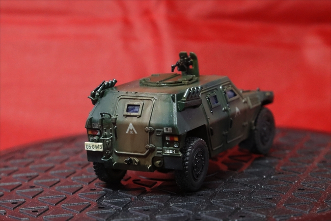プラモデル軽装甲機動車（LAV）の後部