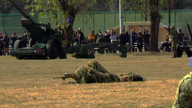 豊川駐屯地記念行事　訓練展示　狙撃手