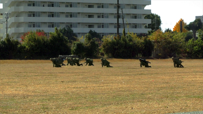 豊川駐屯地記念行事　訓練展示　歩兵部隊