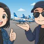 ブルーインパルスとまっつぅとドラミ